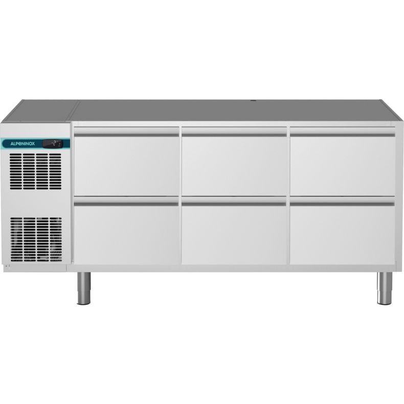 Alpeninox Kühltisch (3 Abteile) CLM 650 3-7051