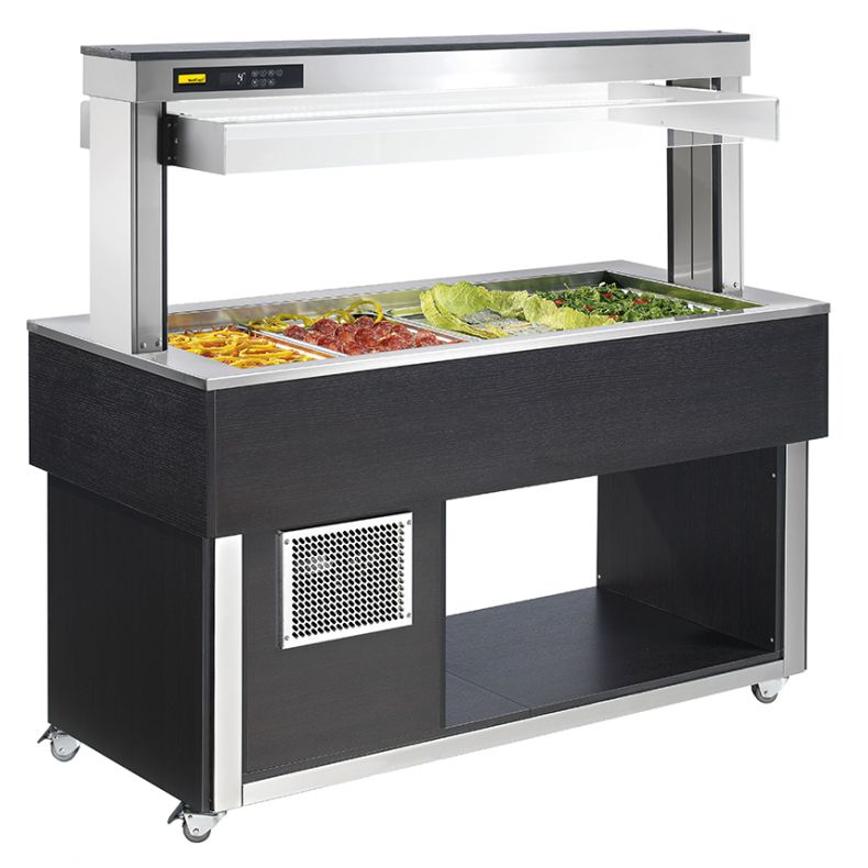 NordCap Salatbar / Kaltbuffet TR-GREEN 3/1