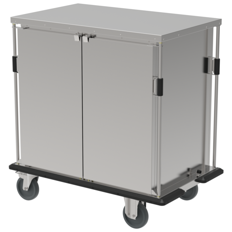 Tablett-Transportwagen TWF passiv gekühlt - 2x20 EN/GN quer