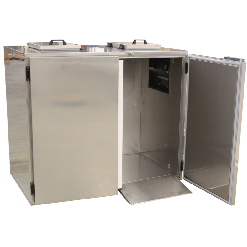 KBS Abfallkühler 3 x 240 l