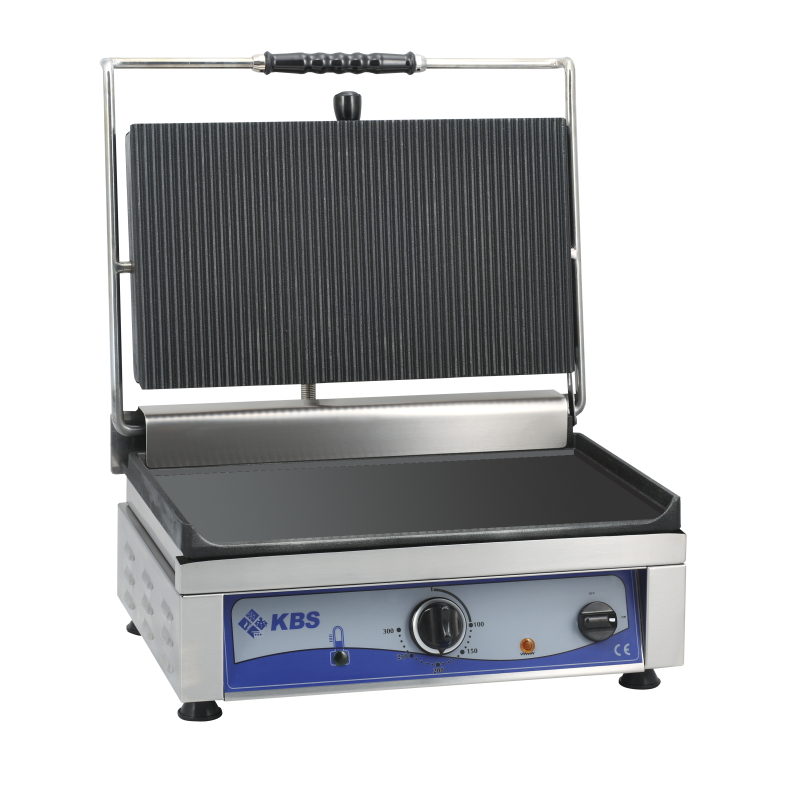 KBS Kontaktgrill 45x27 gerillt & glatt 1 Heizzone