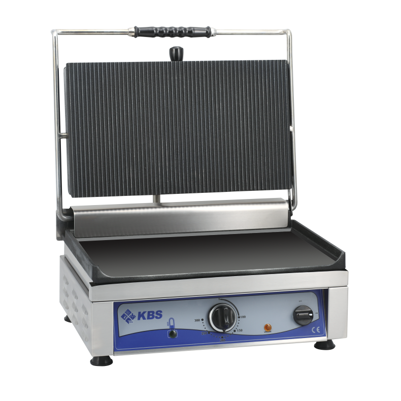 KBS Kontaktgrill 36x27 gerillt & glatt 1 Heizzone
