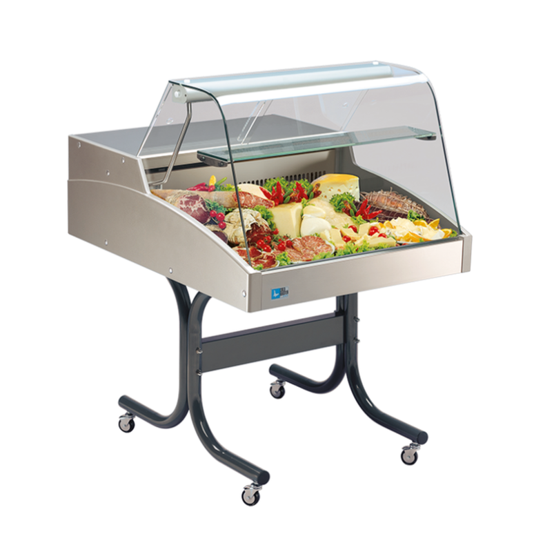 KBS Mehrzweckvitrine Super 1250 C gebogen