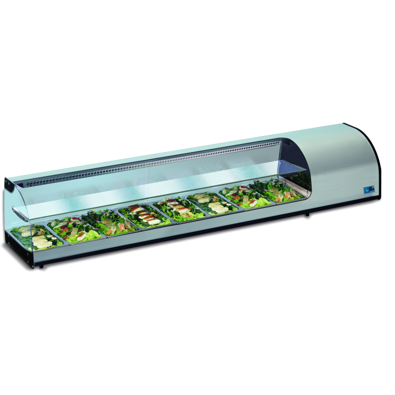 KBS Kühlvitrine Sushi 8 GN 1/3
