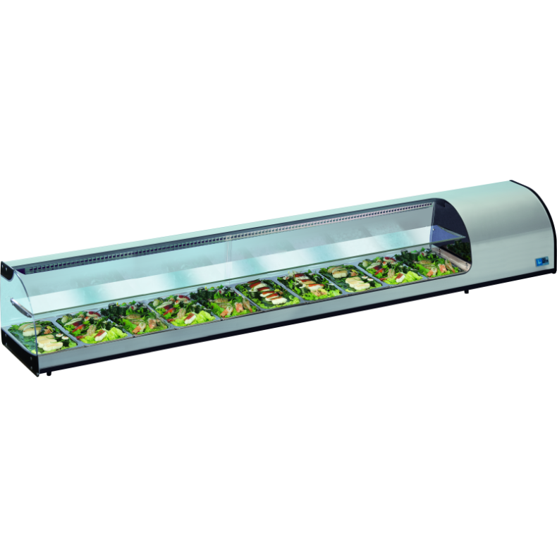 KBS Kühlvitrine Sushi 10 GN 1/3
