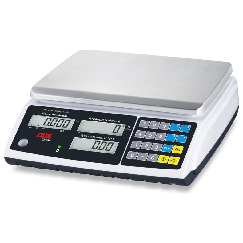 ADE Zweibereichs-Ladenwaage LW300-15