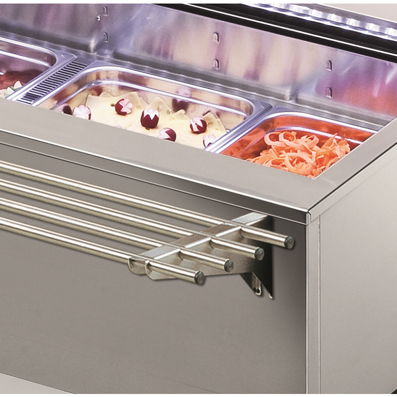 KBS Salatbar Isola 6M VT Tablettrutsche Rundrohr