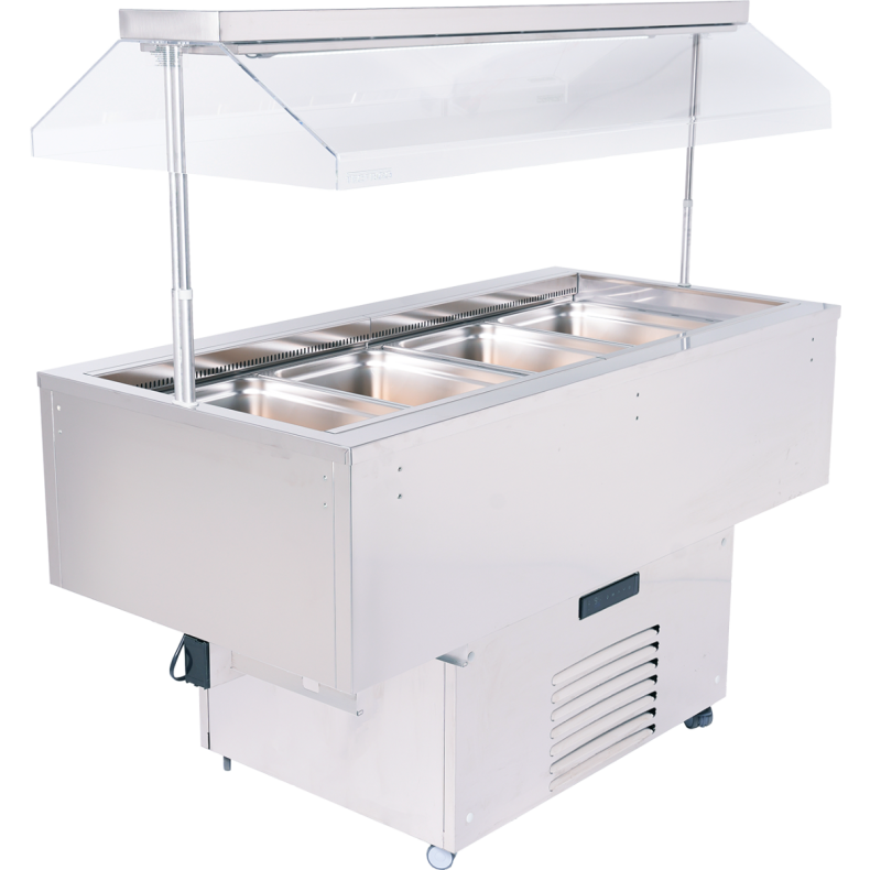 KBS Salatbar Isola 4M VT Inox