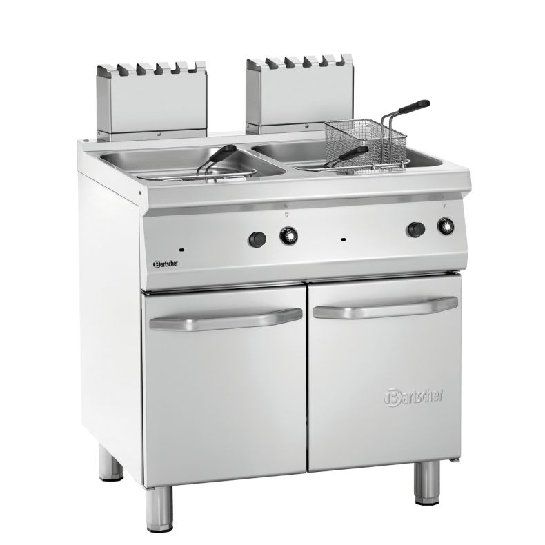 Bartscher Gas-Fritteuse 700, B800, 2x15L