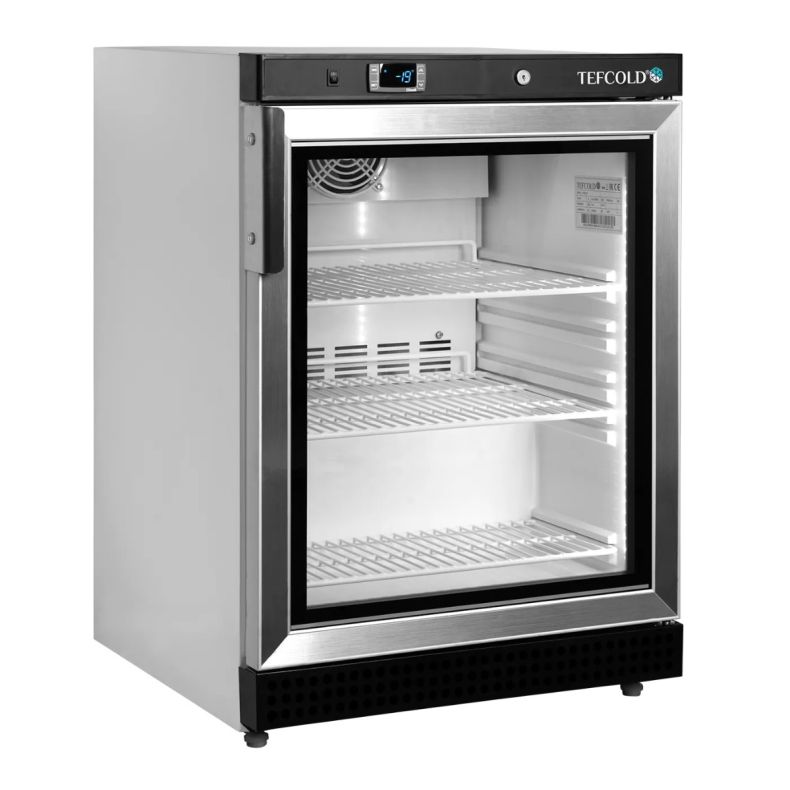 Tefcold Glastür-Tiefkühlschrank UF200VG