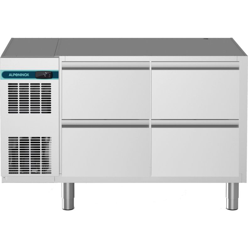 Alpeninox Kühltisch (2 Abteile) CLM 650 2-7031