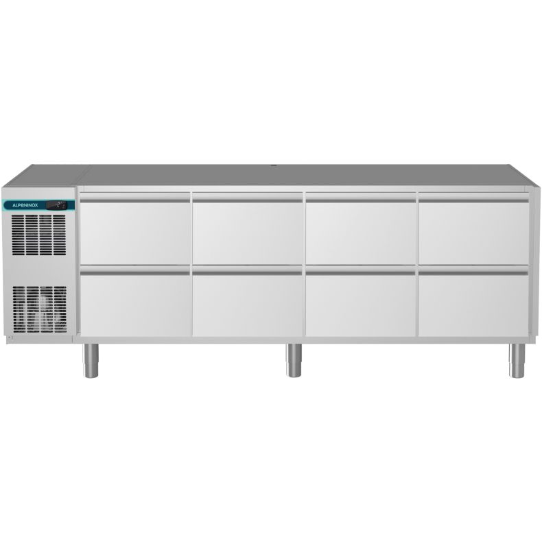 Alpeninox Kühltisch (4 Abteile) CLM 650 4-7051
