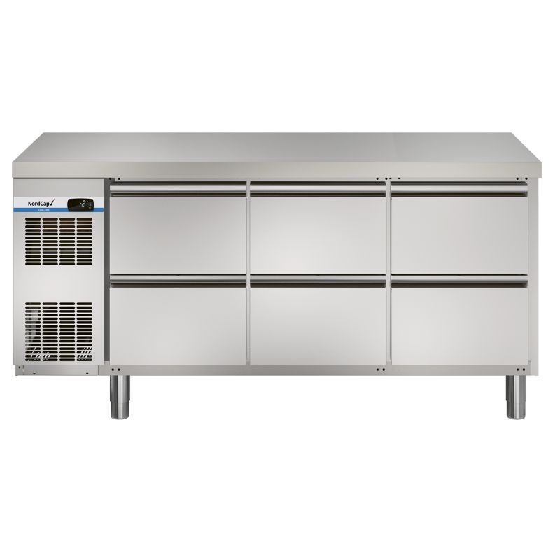 NordCap Kühltisch (3 Abteile) KT-CL 1695 6Z | Cool-Line