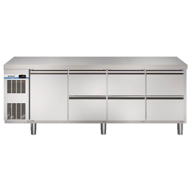 NordCap Kühltisch (4 Abteile) KT-CL 2149 1T 6Z | Cool-Line