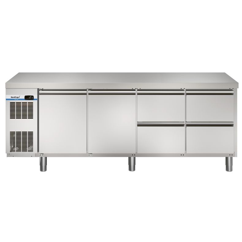 NordCap Kühltisch (4 Abteile) KT-CL 2149 2T 4Z | Cool-Line