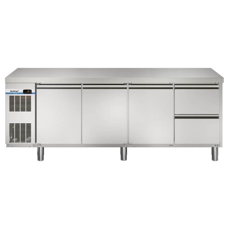 NordCap Kühltisch (4 Abteile) KT-CL 2149 3T 2Z | Cool-Line