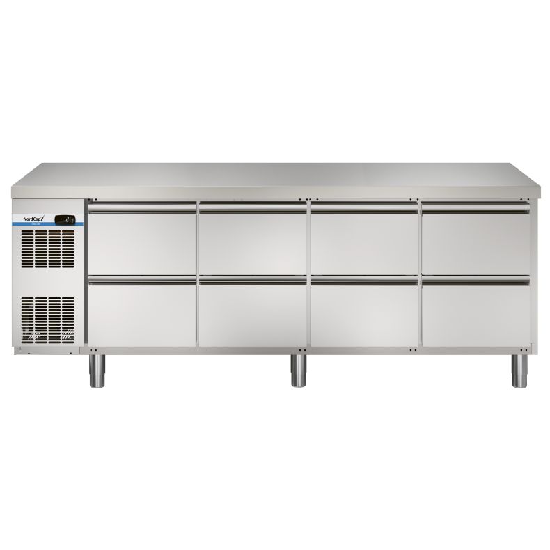 NordCap Kühltisch (4 Abteile) KT-CL 2149 8Z | Cool-Line
