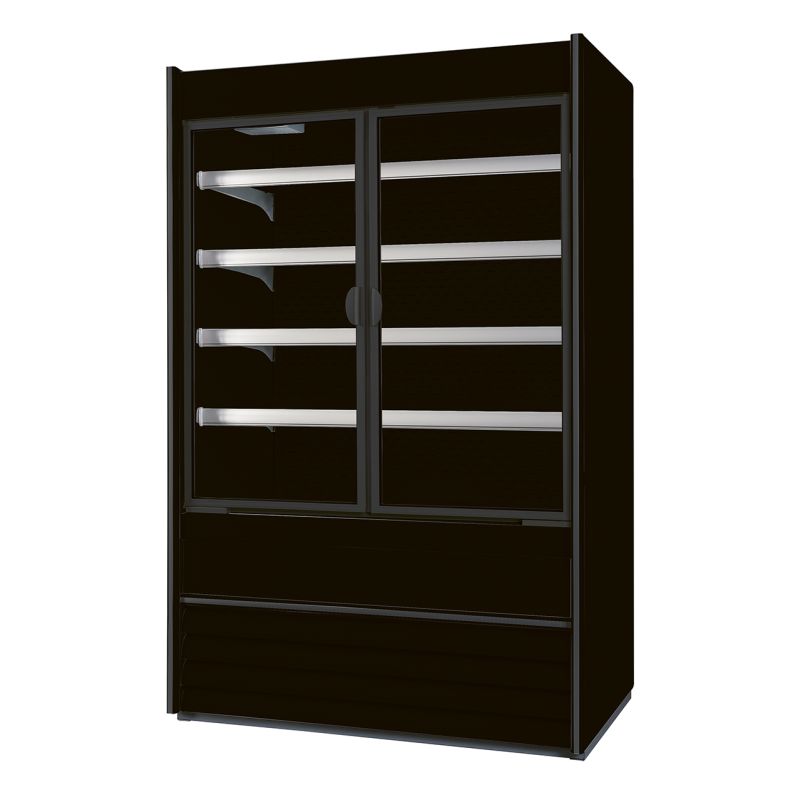 NordCap Wandkühlregal ALASKA 071 SLIM ENERGY DR BLACK