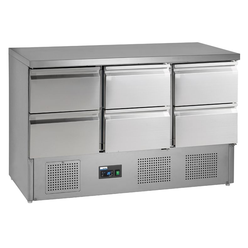 NordCap Universalkühltisch KT 13 6Z | Cool-Line