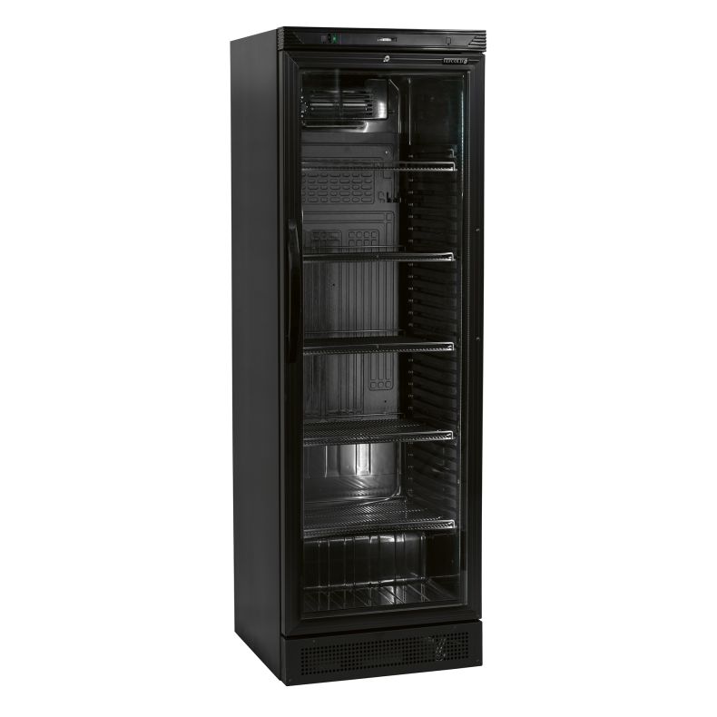 NordCap Glastürkühlschrank KU 385 G BLACK