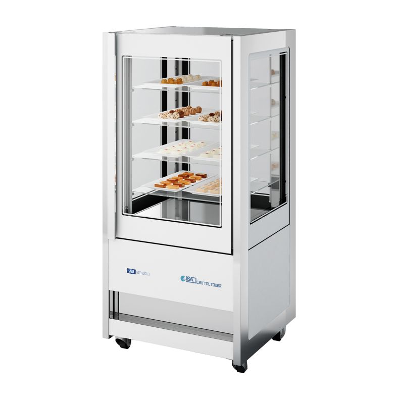 ISA Kuchenvitrine CRISTAL TOWER 930 LH RV TN WHITE