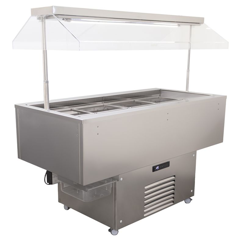 NordCap Salatbar / Kaltbuffet ISOLA 6.0 M INOX UM