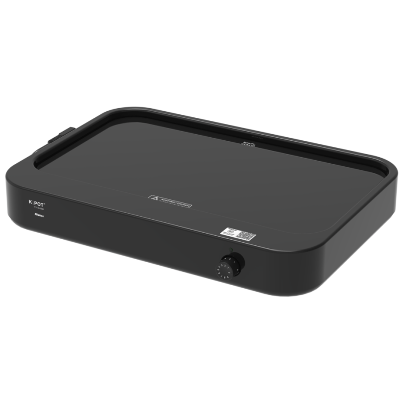 Rieber K-POT 1/1-ch-800 Edelstahl schwarz
