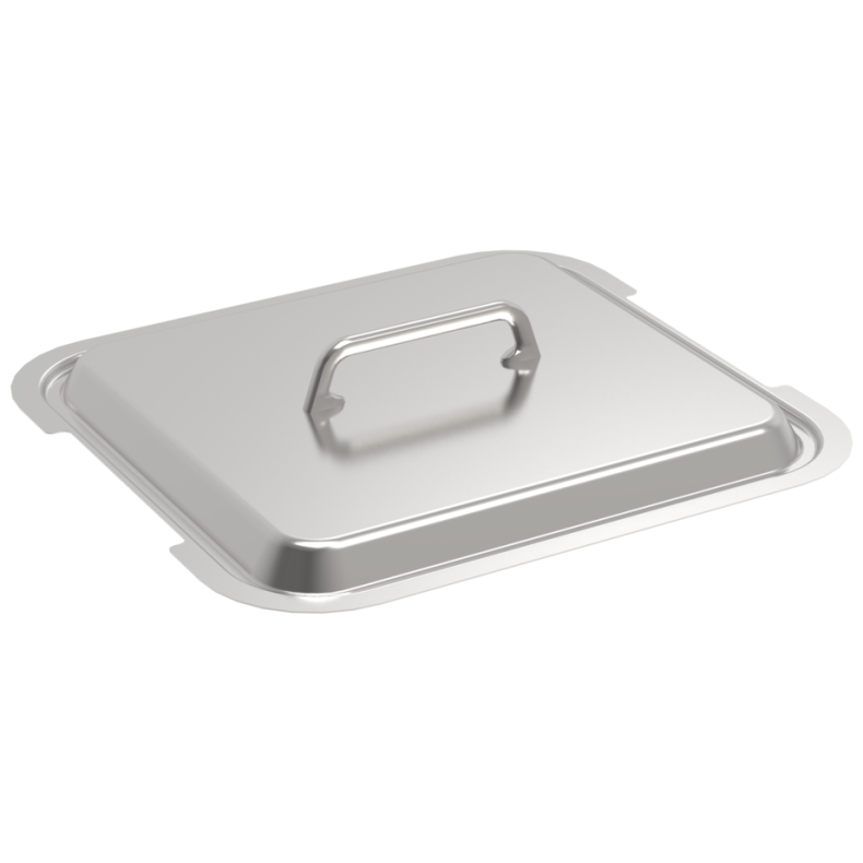 Rieber GN-Kochdeckel 2/3 Edelstahl - mit Griffaussparung