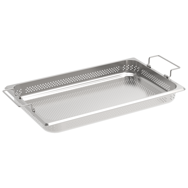 Rieber GN-Behälter 1/1 054 gelocht, zum Einsetzen - Klappgriff