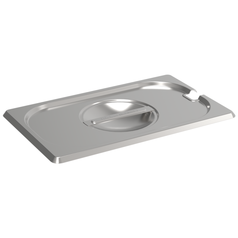 Rieber GN-Flachdeckel 1/4 - mit Löffelausschnitt
