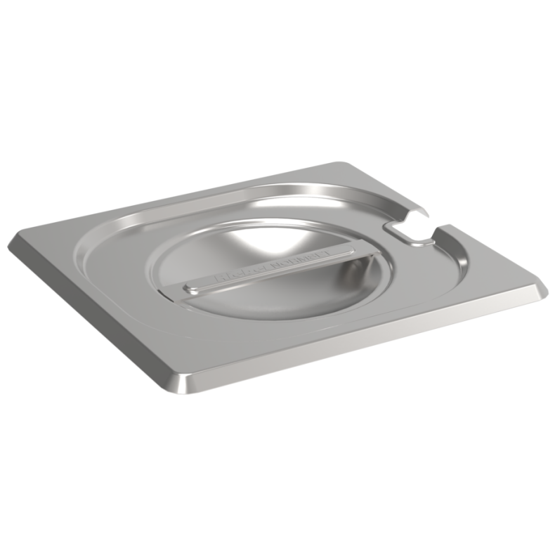 Rieber GN-Flachdeckel 1/6 - mit Löffelausschnitt