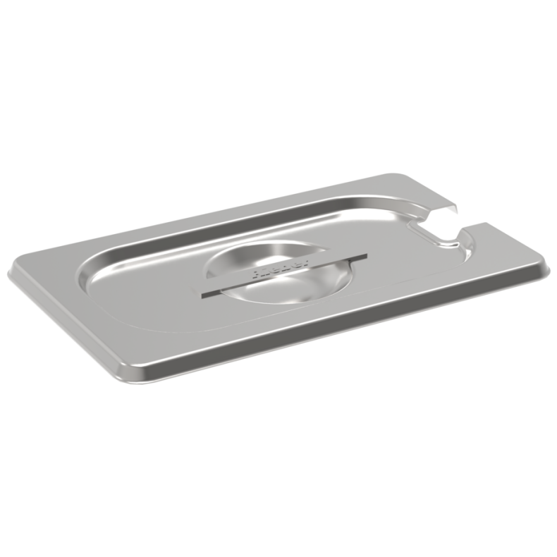 Rieber GN-Flachdeckel 1/9 - mit Löffelausschnitt