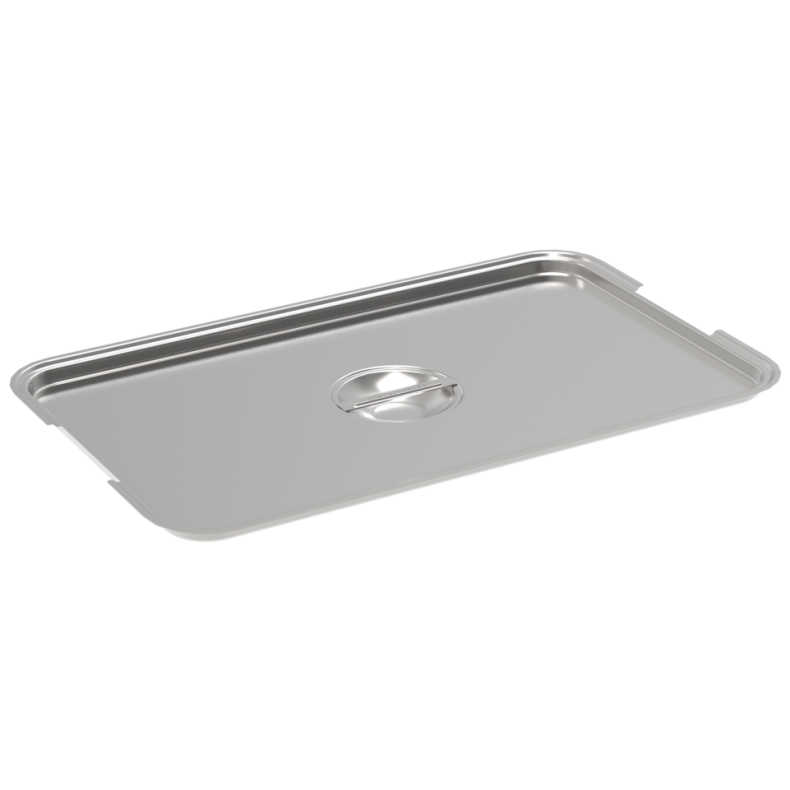 Rieber GN-Steckdeckel 1/1 - mit Griffmulde - ohne Rand