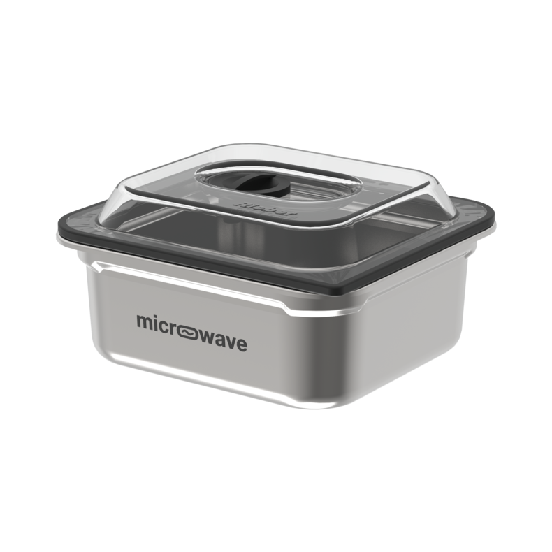 Rieber Set GN-Beilagenschale 1/6 microwave + Deckel