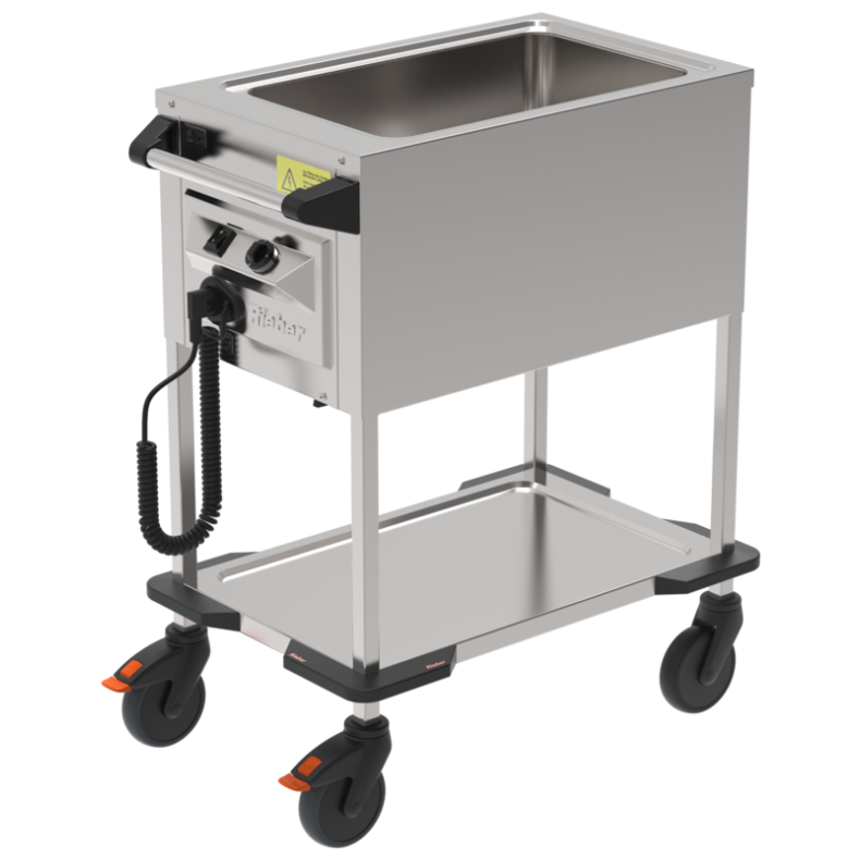 Rieber Zubringerwagen ZUB 1 beheizt - Griff stirnseitig