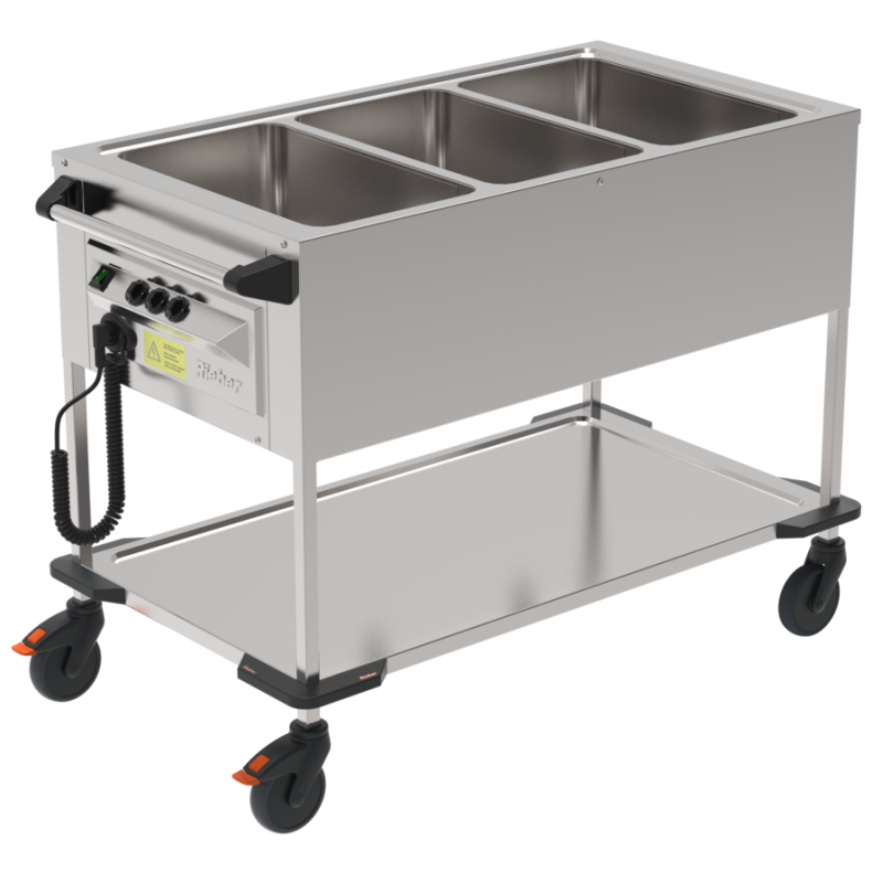 Rieber Zubringerwagen ZUB 3 beheizt - Griff stirnseitig