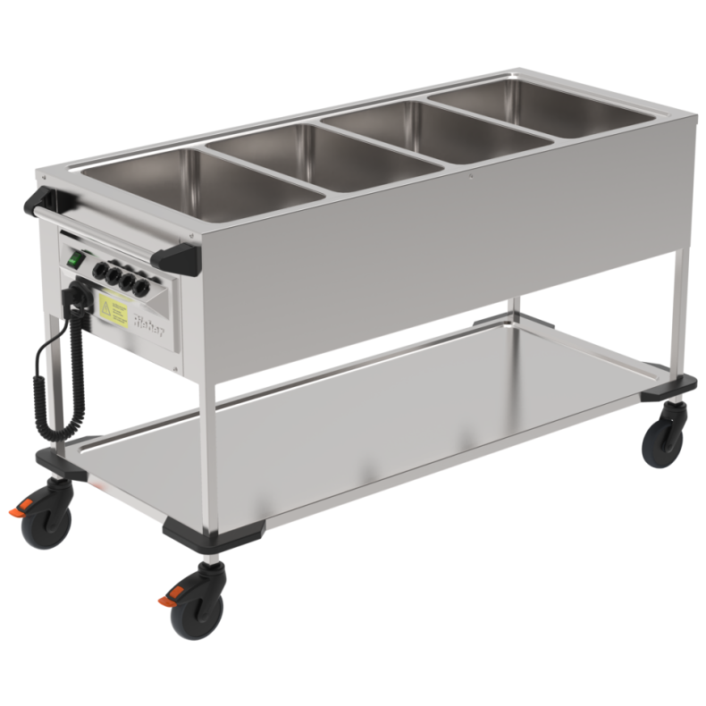 Rieber Zubringerwagen ZUB 4 beheizt - Griff stirnseitig