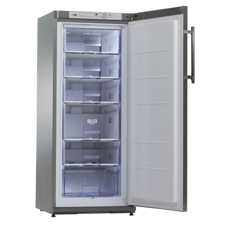 KBS Tiefkühlschrank TK 221 silver