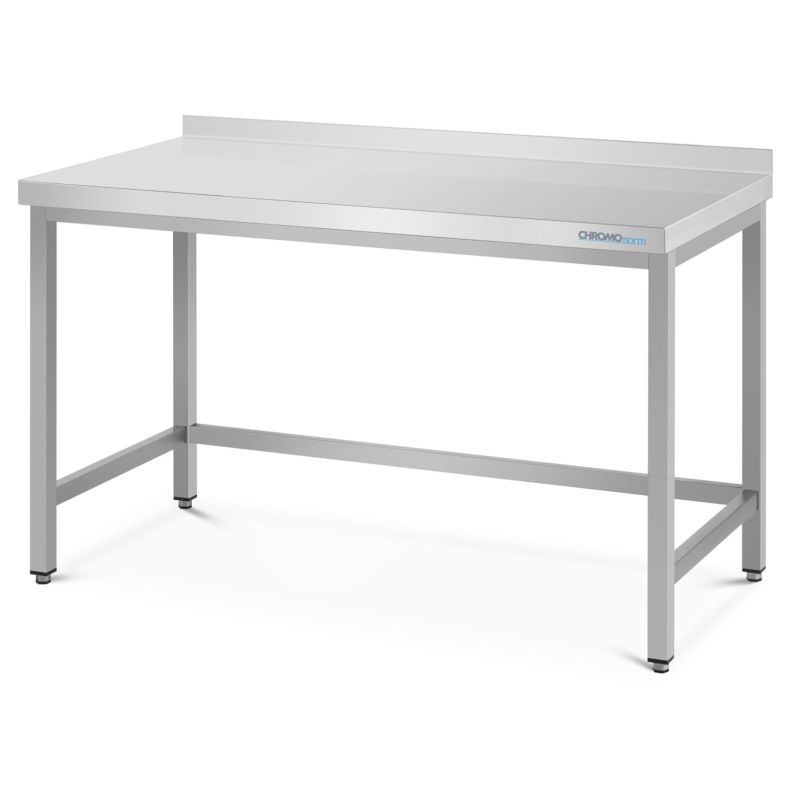 Chromonorm Edelstahl Arbeitstisch 700 MA offen
