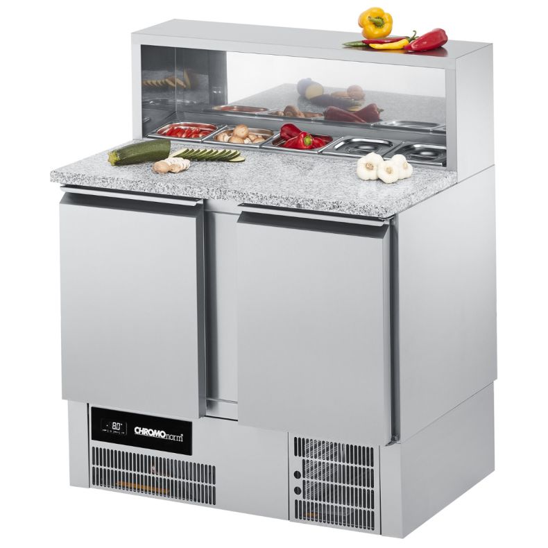 Chromonorm Pizzatisch / Belegstation
