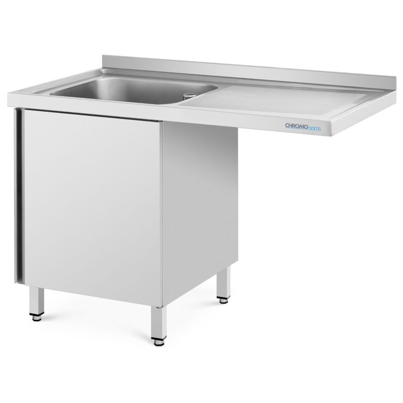 Chromonorm Spülcenter 1400x700 1 Becken links, 1 Tür