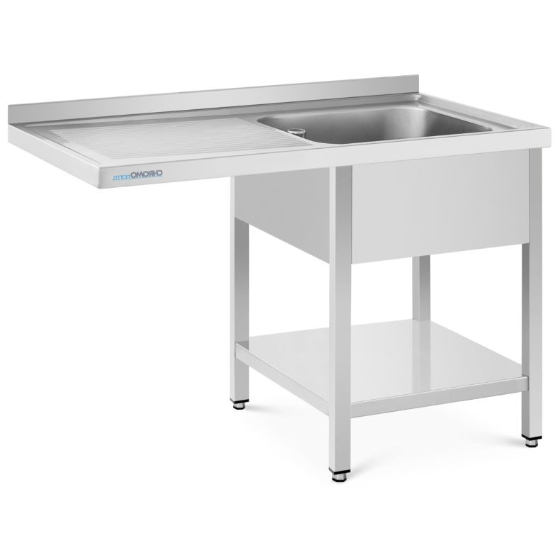 Chromonorm Spülcenter 1200x700 1 Becken links, Grundboden