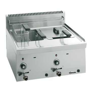 Bartscher Gas-Fritteuse 600, B600, 2x8L