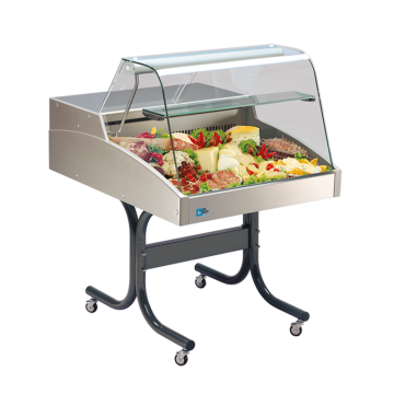 KBS Mehrzweckvitrine Super 1000 C gebogen