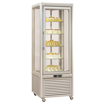 KBS Kuchenvitrine Prisma 400 TNV-PG silber