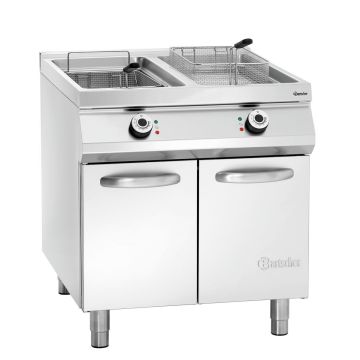 Bartscher Elektro-Standfritteuse, 2 Becken