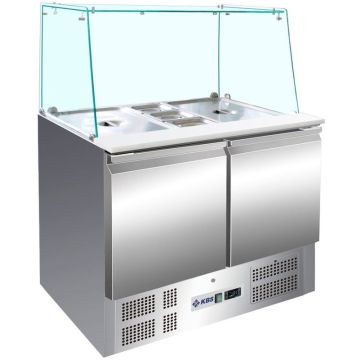 KBS Saladette 908 gerader Glasaufbau