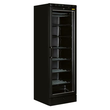 NordCap Glastür-Tiefkühlschrank TK 385 G BLACK
