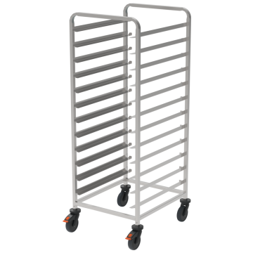 Rieber Tablettwagen GN 2/1 Abweiserrollen