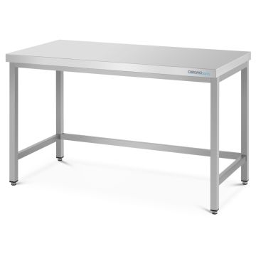 Chromonorm Edelstahl Arbeitstisch 600 OA offen